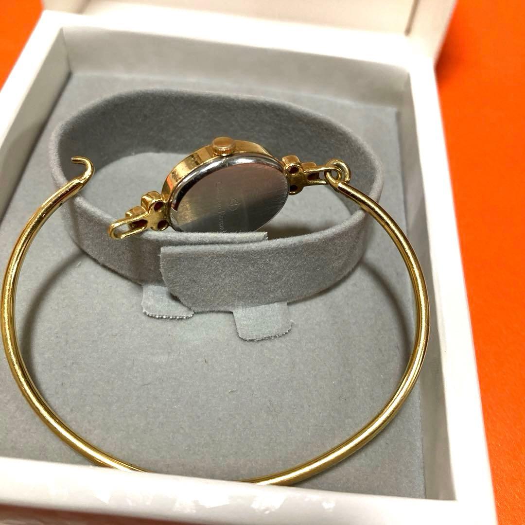 Christian Bernard ブレスウォッチ　天然石　ゴールドバングル