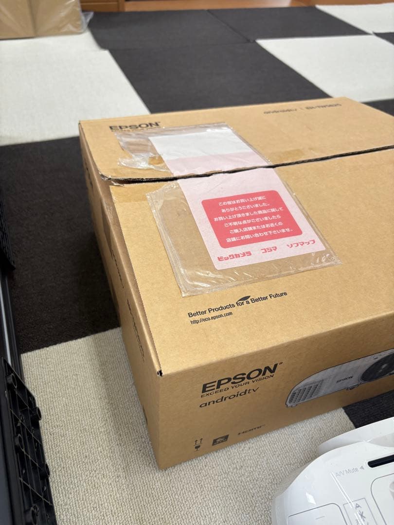 Epson EH-TW5825 プロジェクター本体 サンワサプライ　スクリーン
