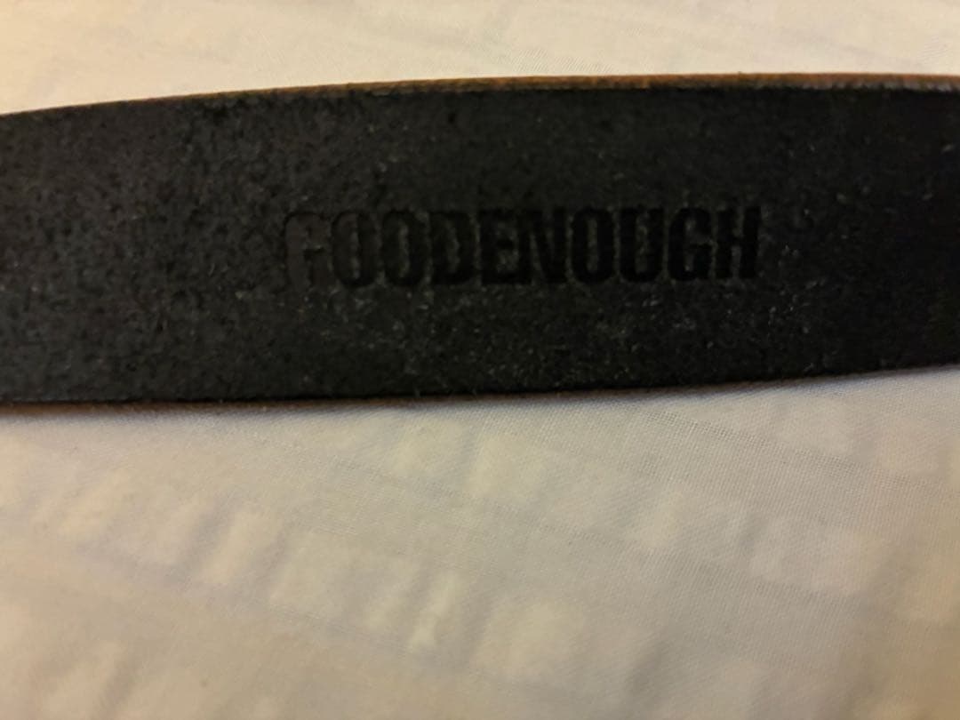 GOODENOUGH ブラック ベルト