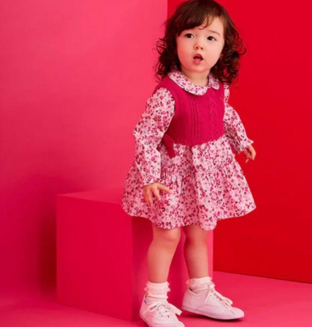 【新品タグ付き】ケイトスペード80 ワンピース ニットベスト　セットアップ