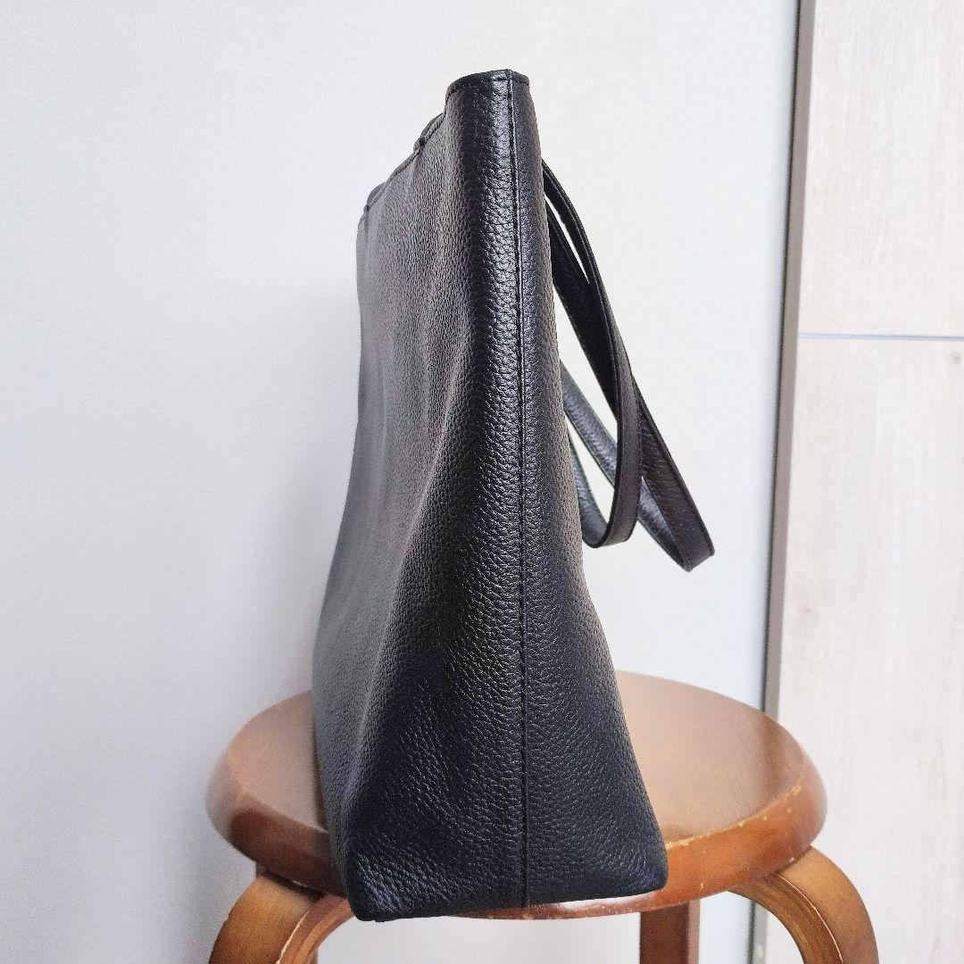 HushTug(ハッシュタグ) トートブラック 本革