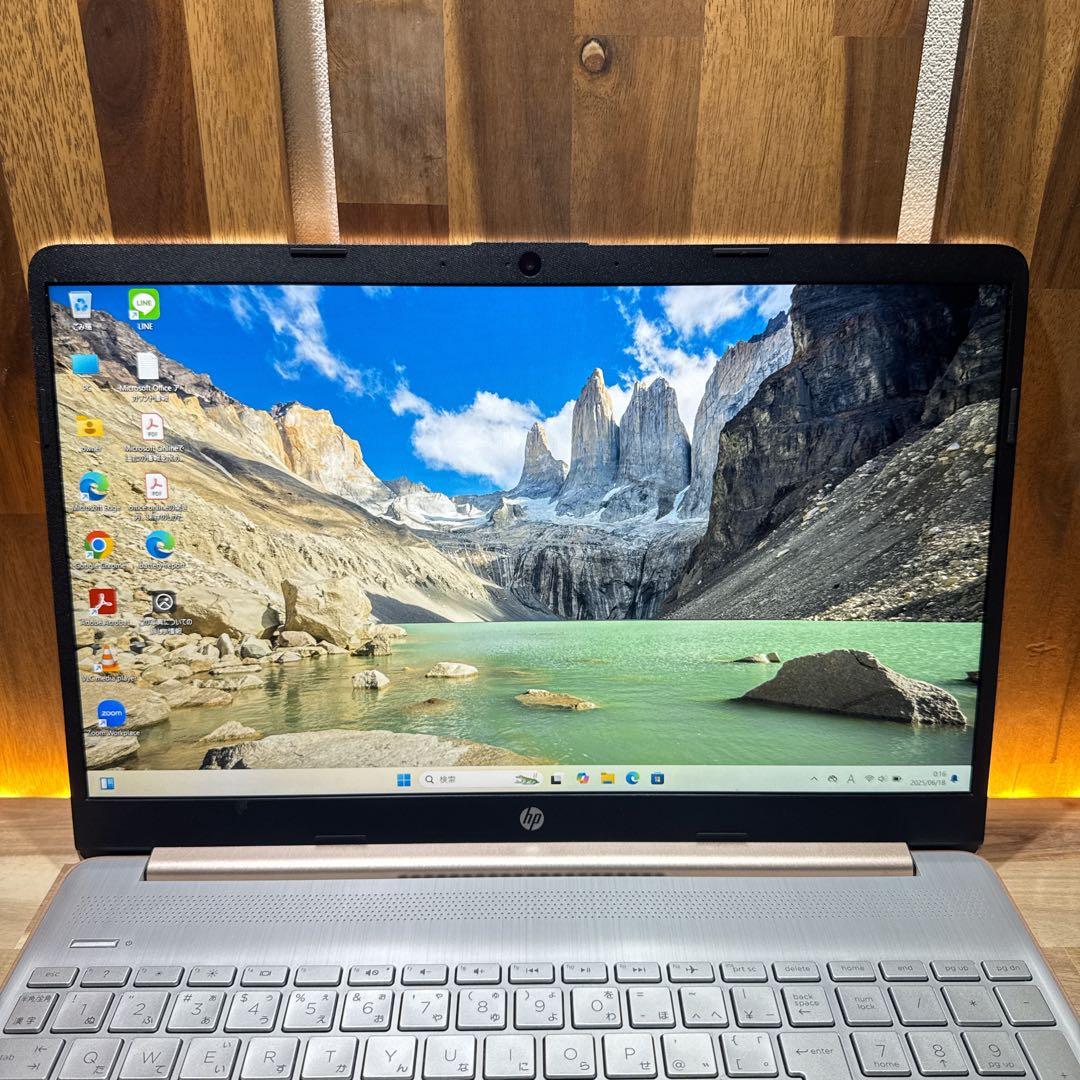 美品希少ピンク‼️HP☘Ryzen5 5500U☘SSD512GB☘ノートパソコン