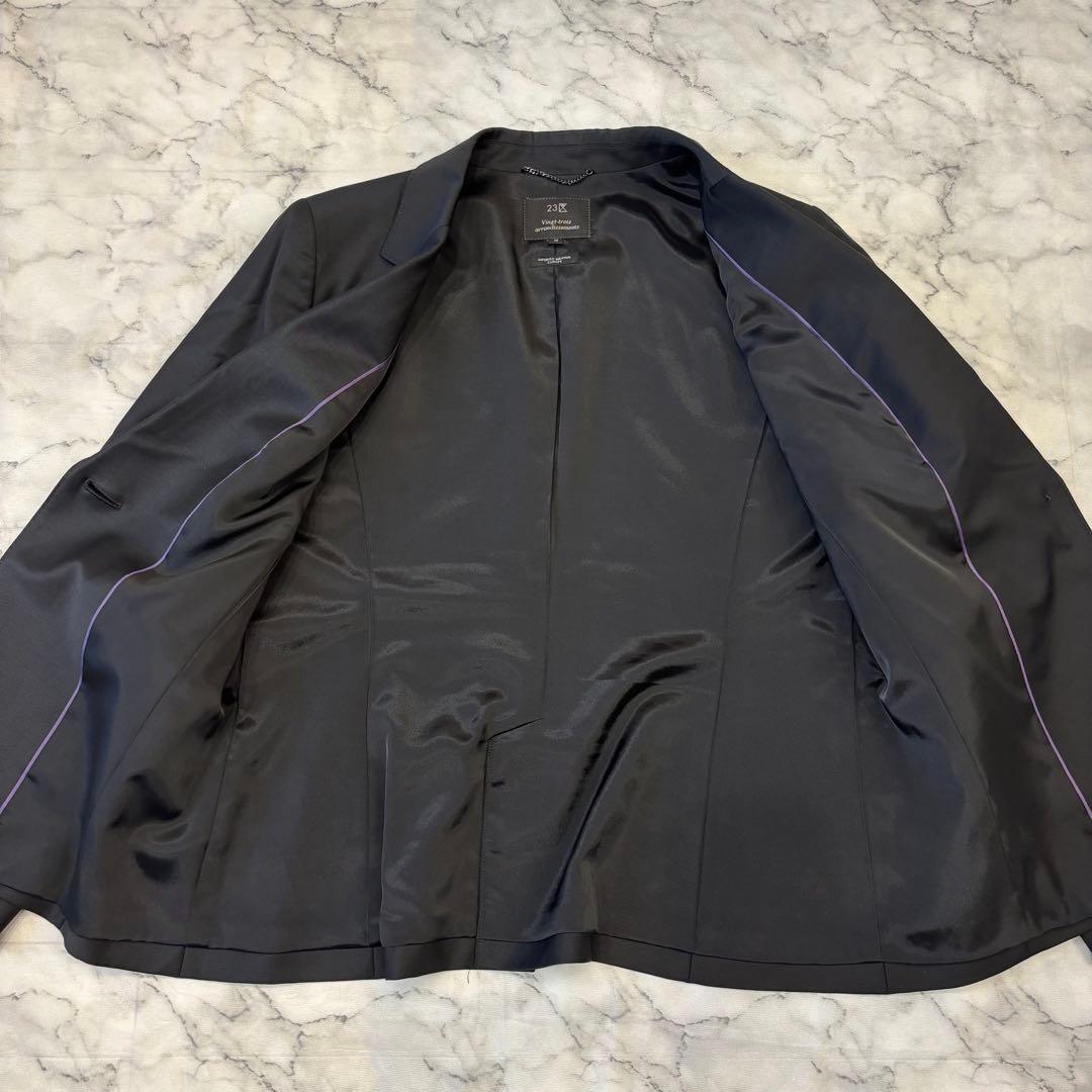 ✨希少✨23区 パンツセットアップ スーツセットアップ 46 大きいサイズ