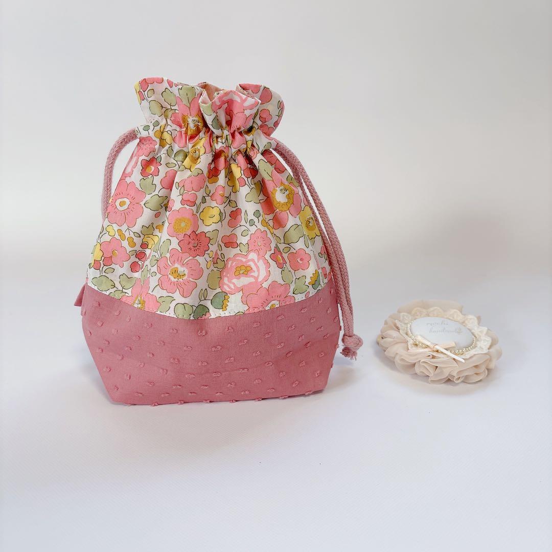 月野うさぎ様　レッスンバッグ　上履き袋　コップ袋　リバティ　ドットミニヨン