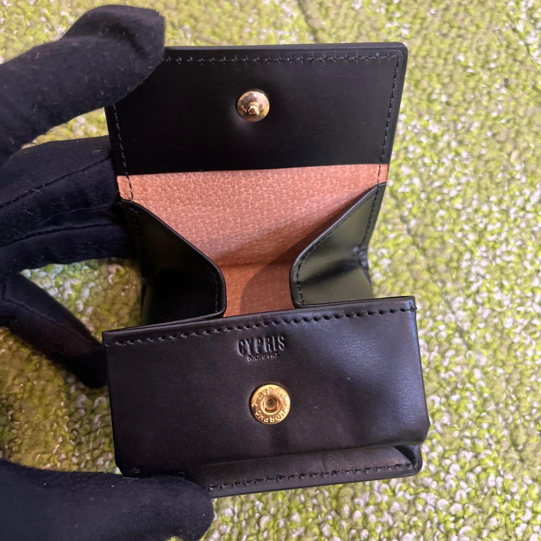 CYPRIS オイルシェルコードバン ケース 小銭入れ　キプリス