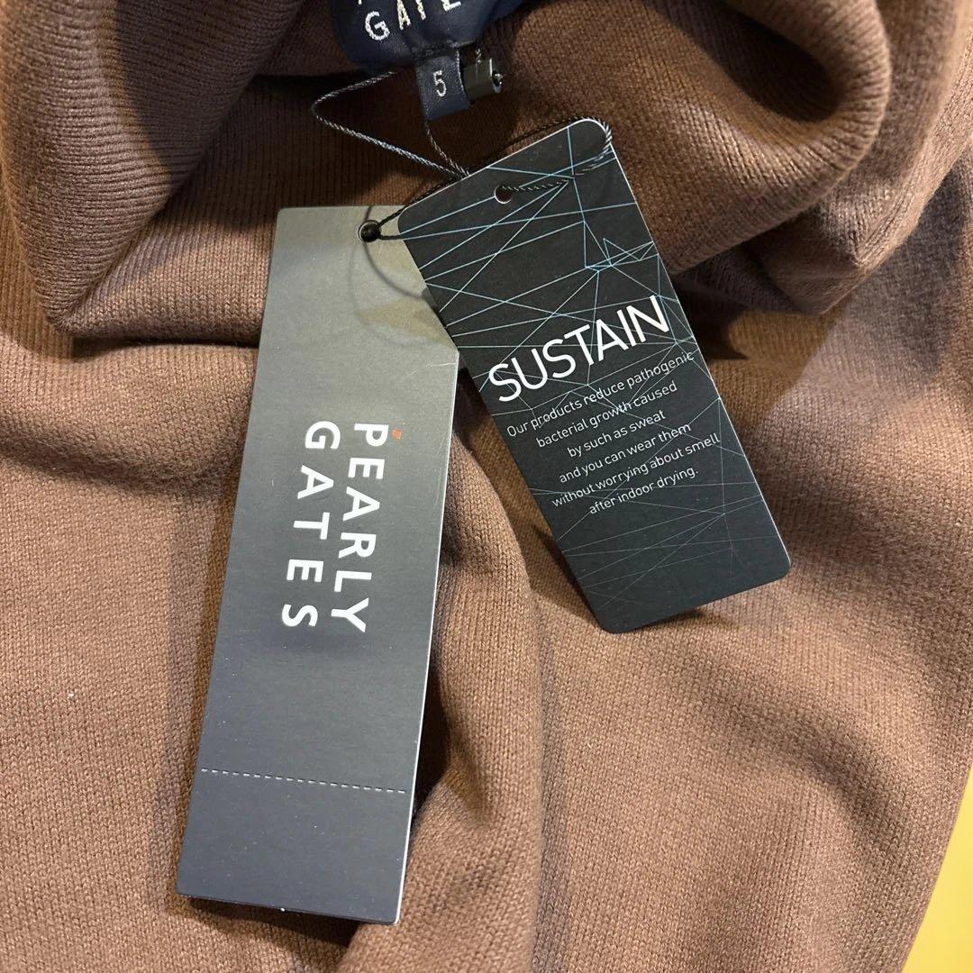 パーリーゲイツ☆新品 ソフトタッチハイネックニット プルオーバー