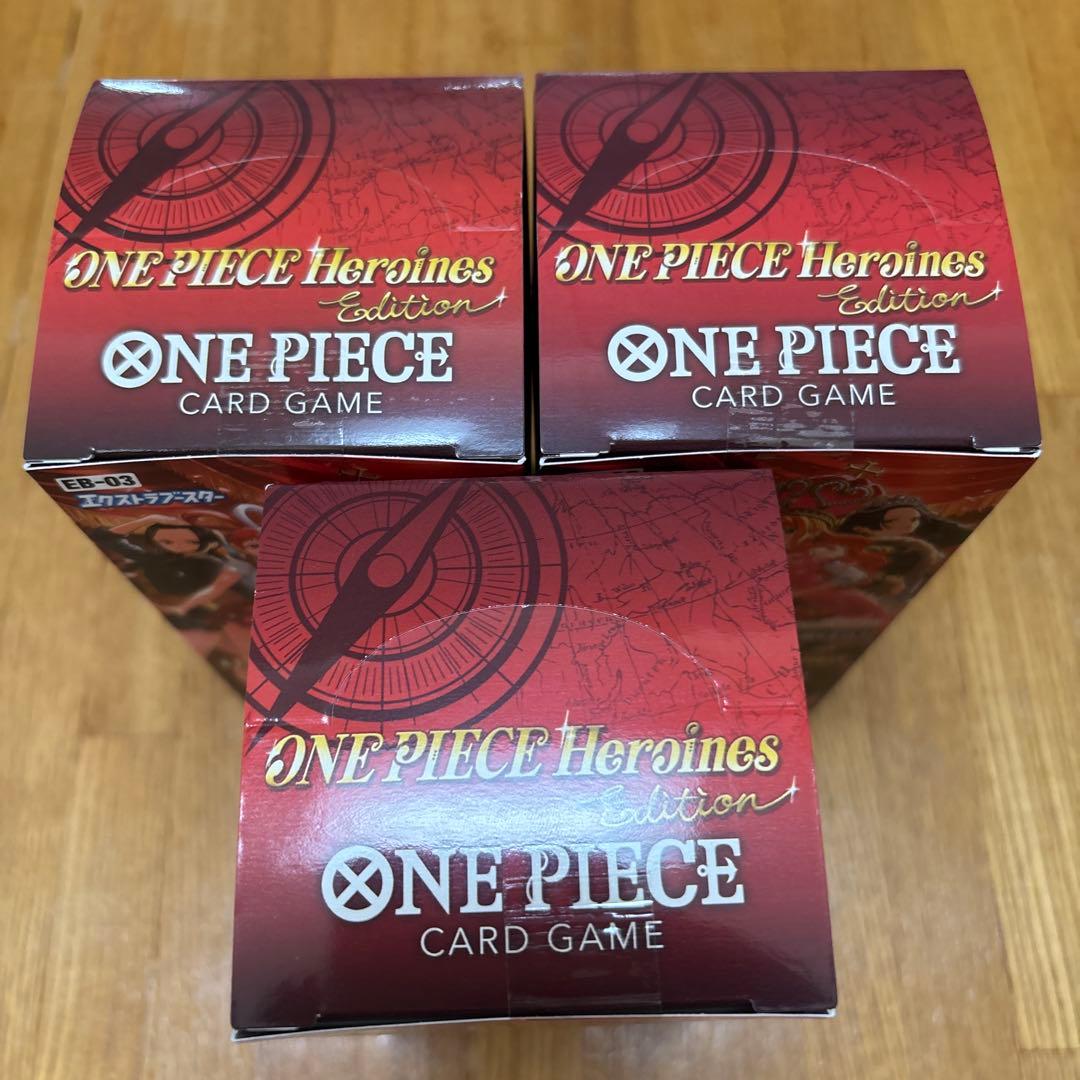 ワンピースカード　ヒロインズエディション　テープ付　3BOX