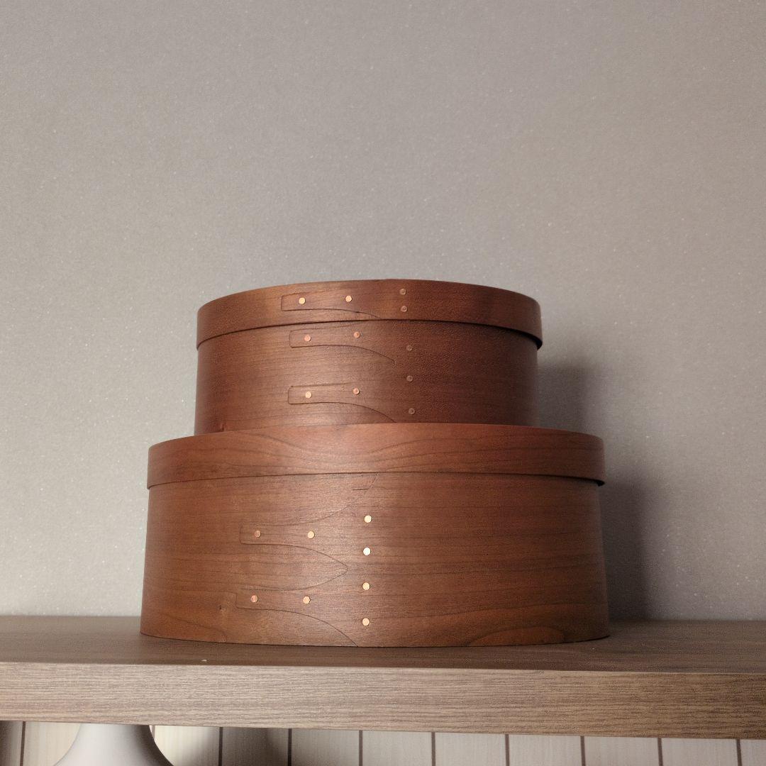 シェーカー オーバルボックス SとMセット 小物入れ アクシス