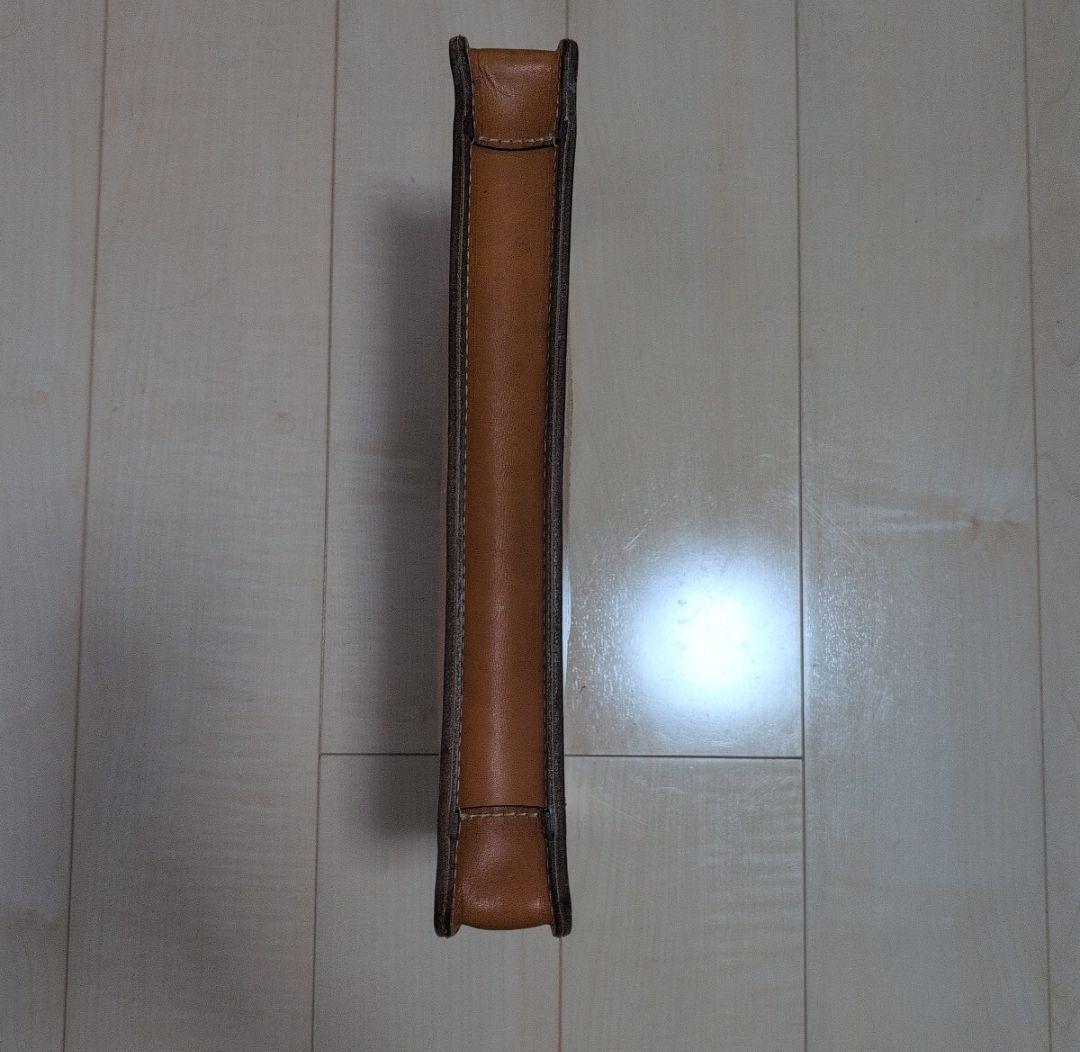 herz ビジネスバッグ BW-12 キャメル クラッチバッグ 本革 廃盤品