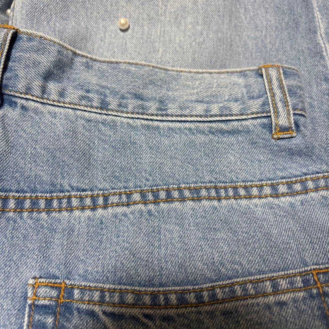 【パッチなし　36】MACPHEE パールデニム　コクーンテーパードパンツ