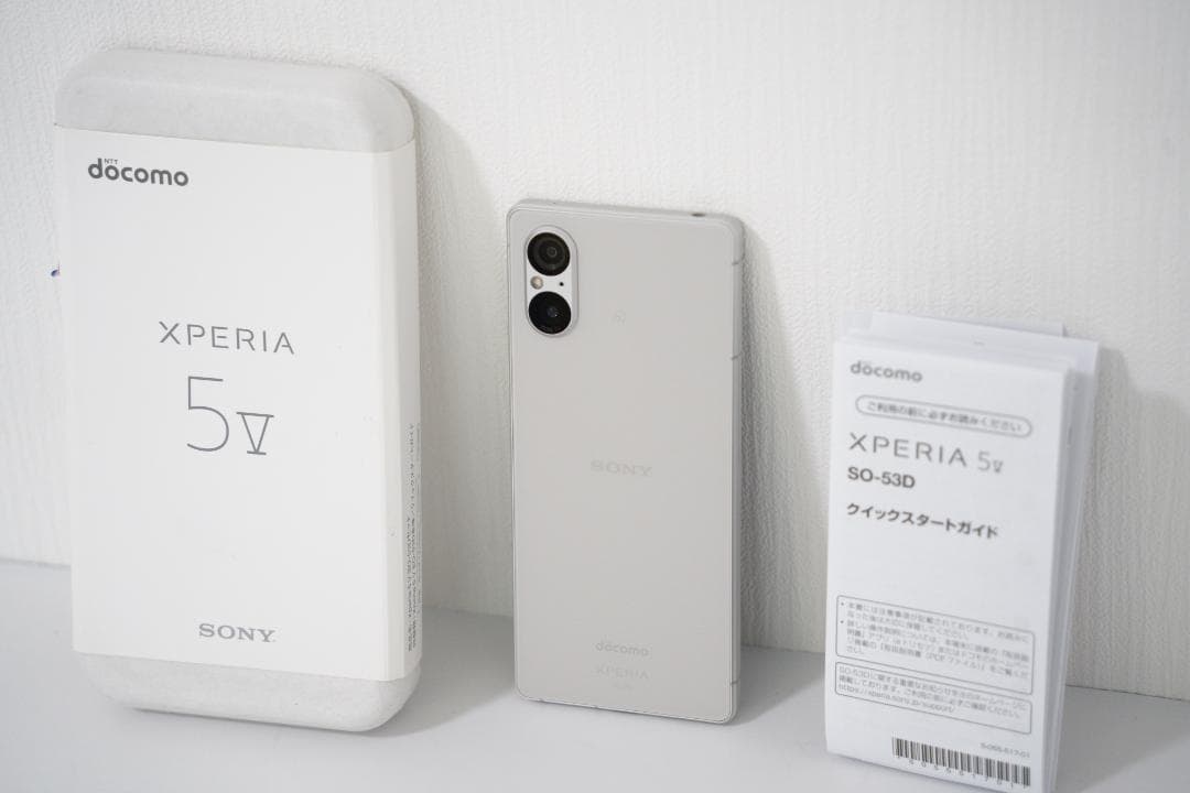 Sony Xperia 5 V 128GB SO-53D プラチナシルバ ドコモ