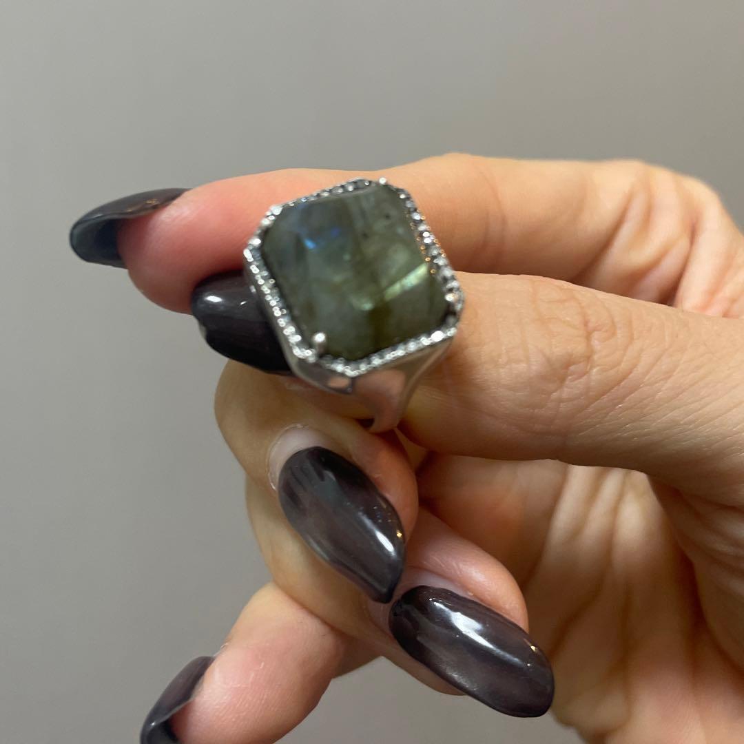 adlin hue ラブラドライト　11号