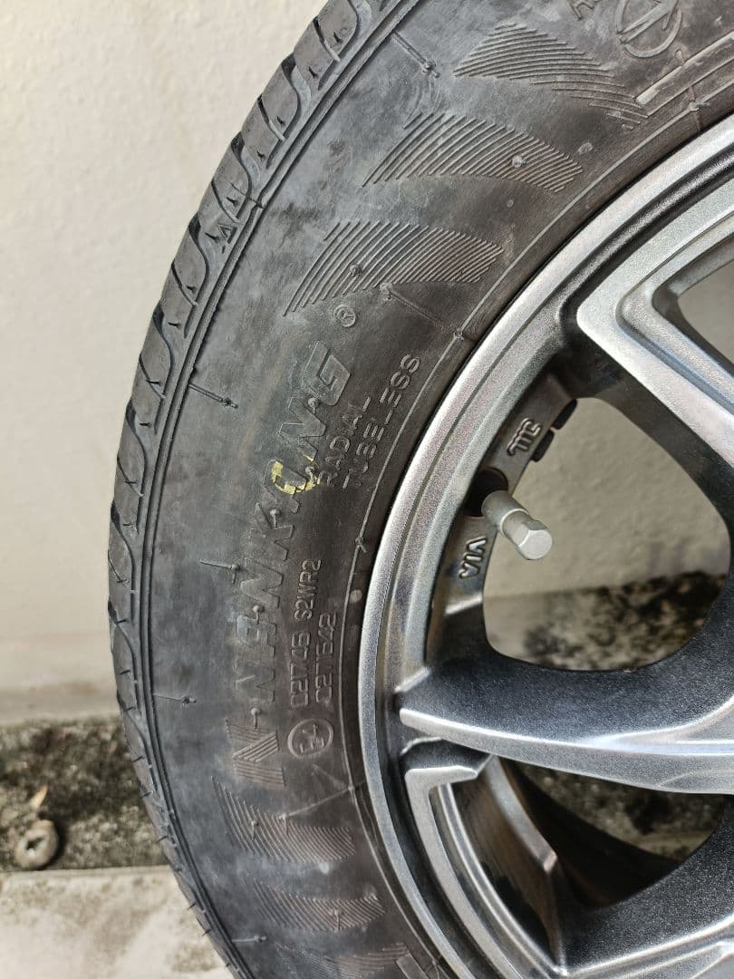 【手渡し限定】13インチ ホイール 155/65R13 夏タイヤ 4本セット