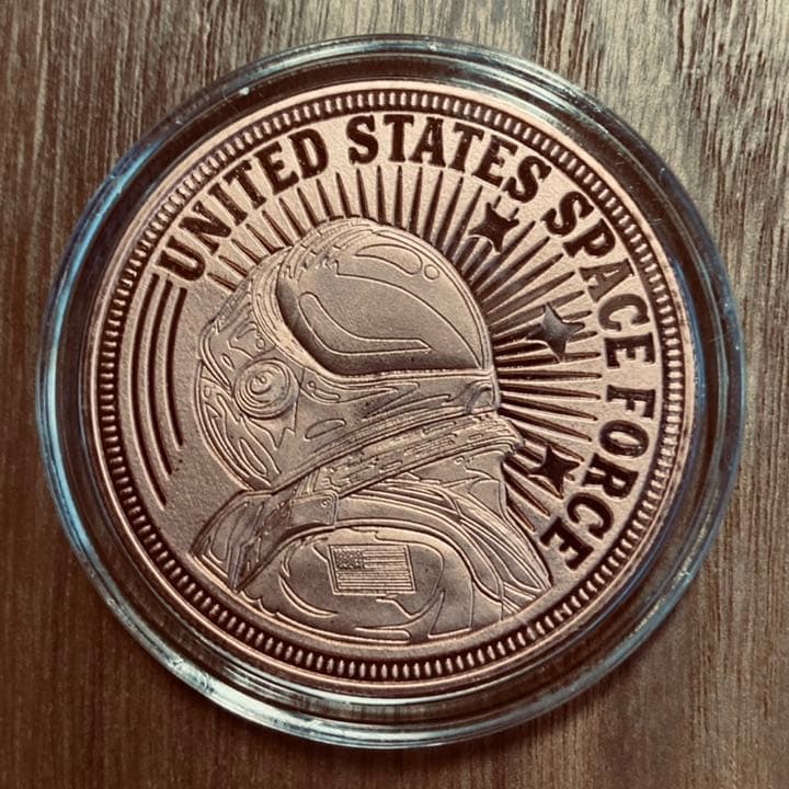 トランプ大統領　1オンス 銀貨　スペースフォース