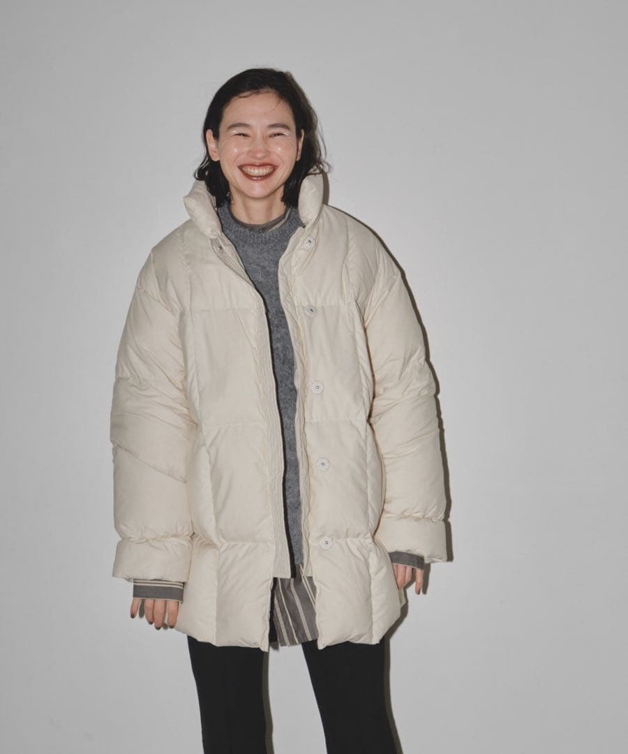 TODAYFUL アイボリー オーバーサイズ ダウンジャケット