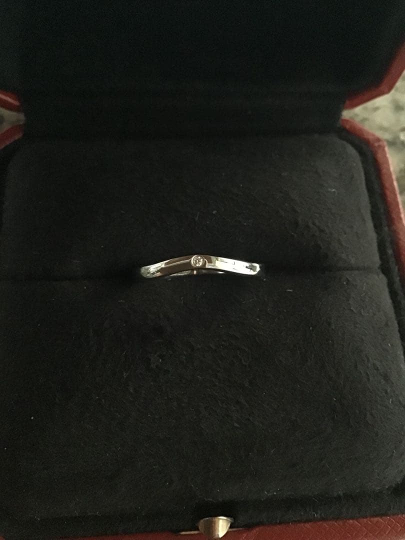 Cartier バレリーナカーブウエデイングリング　49号