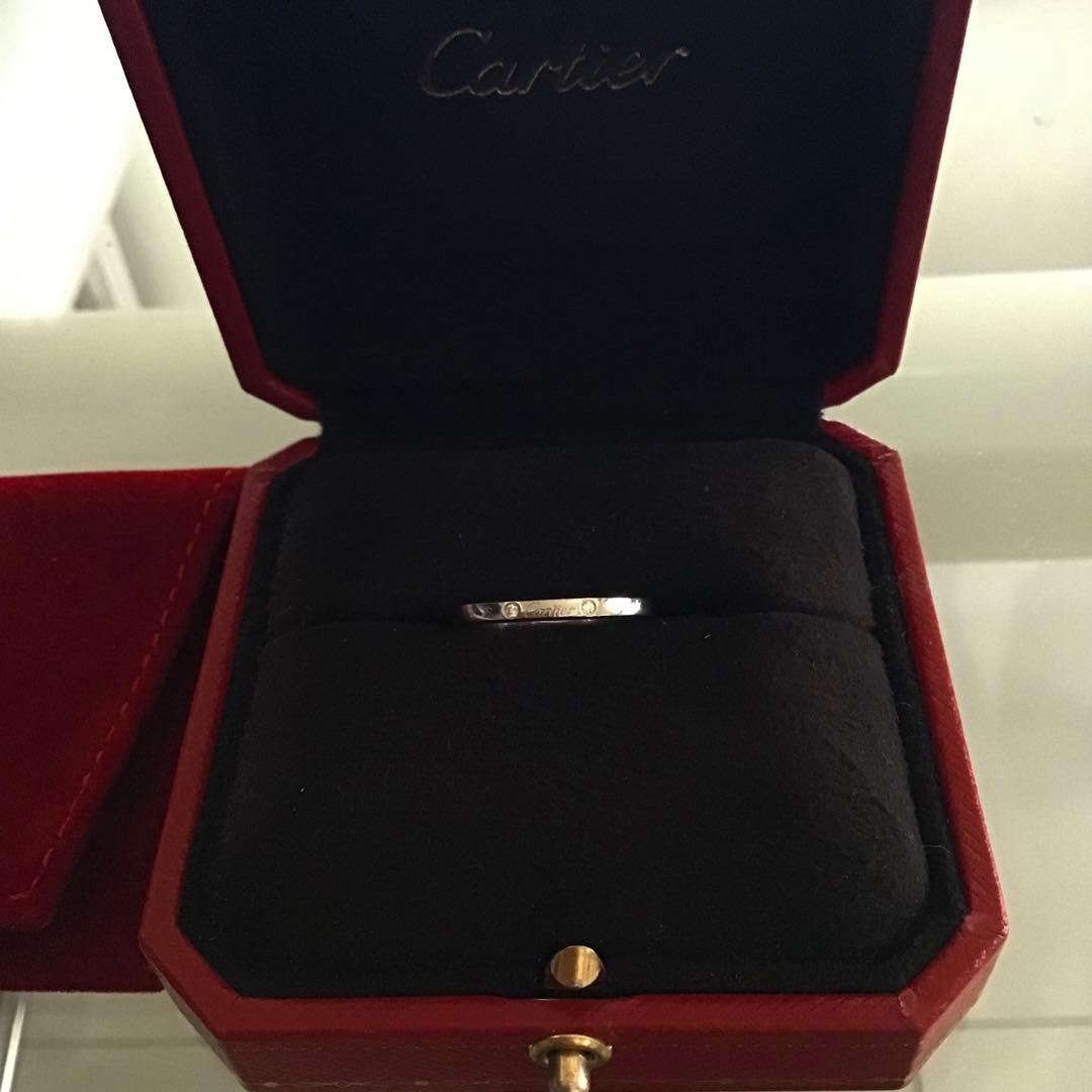 Cartier バレリーナカーブウエデイングリング　49号