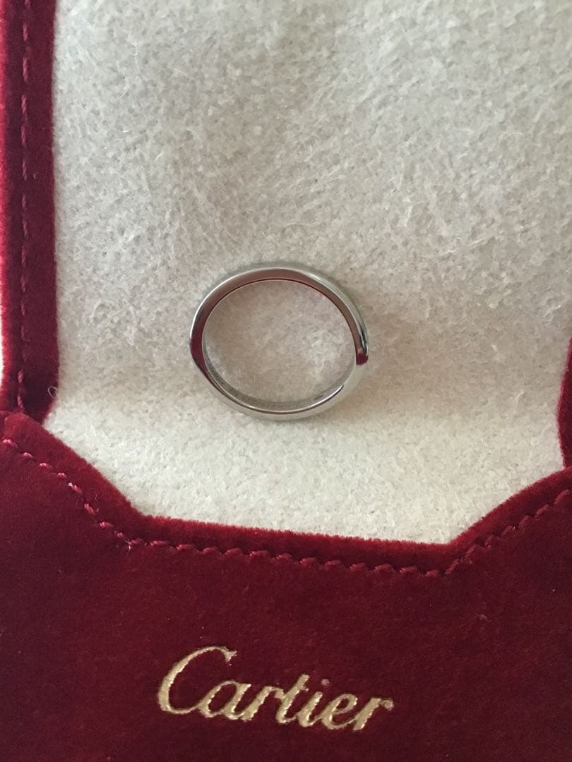 Cartier バレリーナカーブウエデイングリング　49号