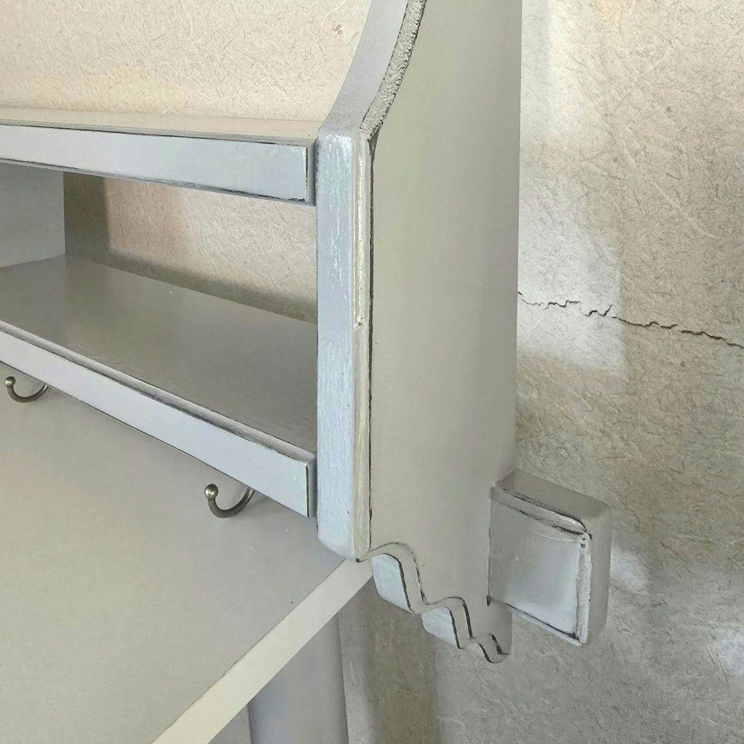 kotobukihime　フレンチシャビー壁掛けシェルフ　ワイド1050