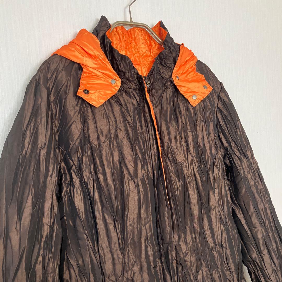 ウ*サ様 大きい未使用✨️ HIROKO BIS リバーシブルプリーツ加工ダウン