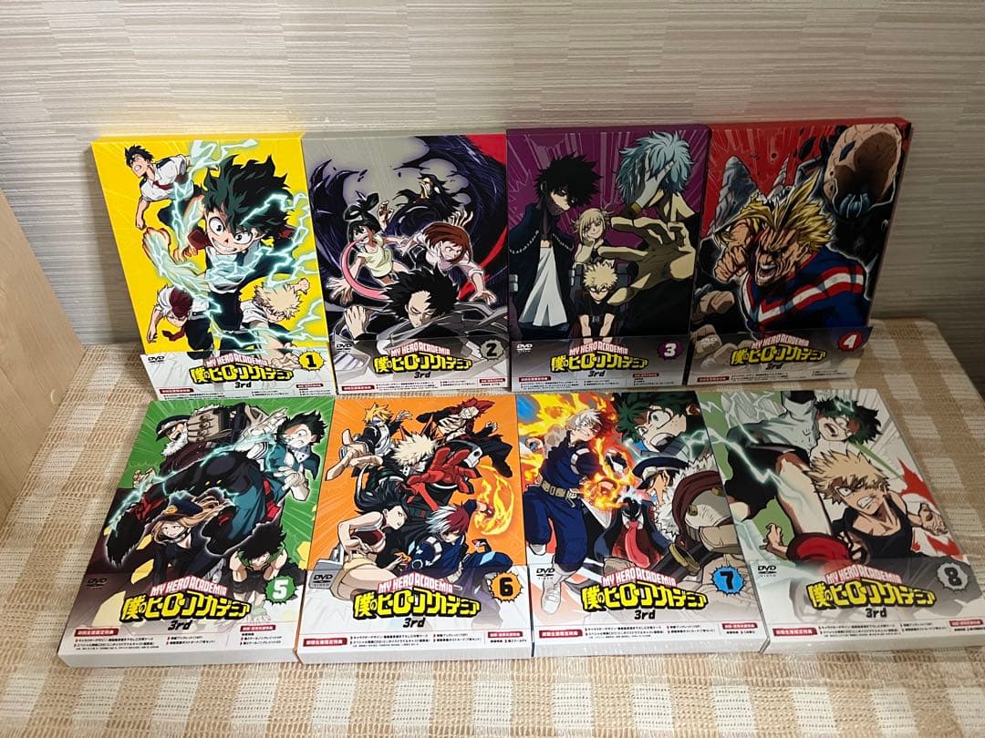 僕のヒーローアカデミア 3rd 初回全8巻セット DVD