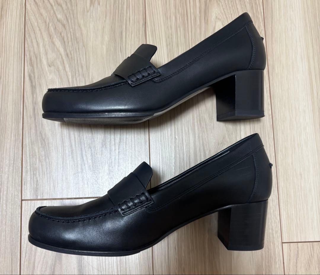 【最終値下げ】エルメス パンプス アンタンポレル50 レザー 36.5 ブラック