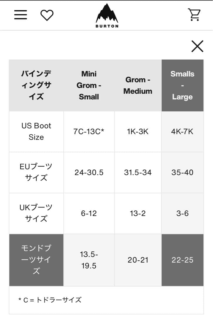 バートン　ジュニア　スモールズ 　Re:Flex スノーボードビンディング
