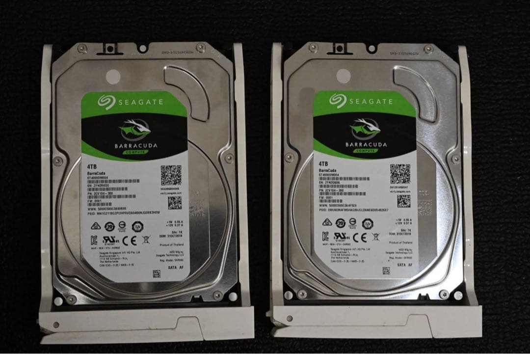 QNAP TS-231P 2ベイ NAS&HDDセット（4TB）
