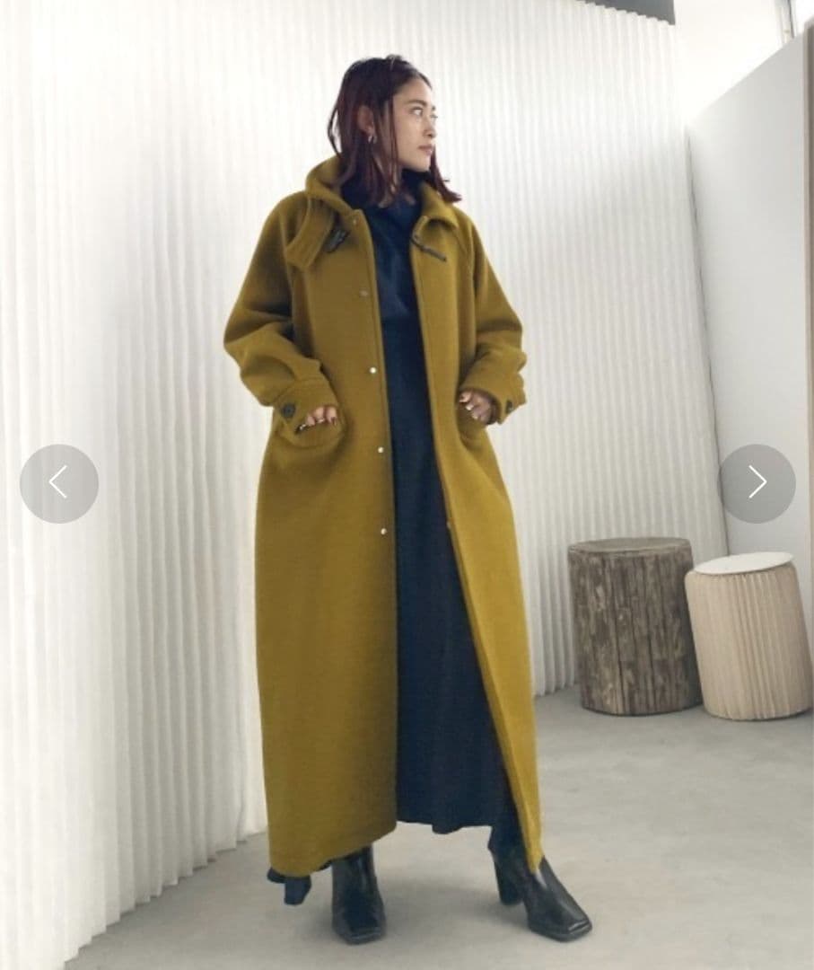 Ameri　2WAY COLLAR DUFFLE COAT