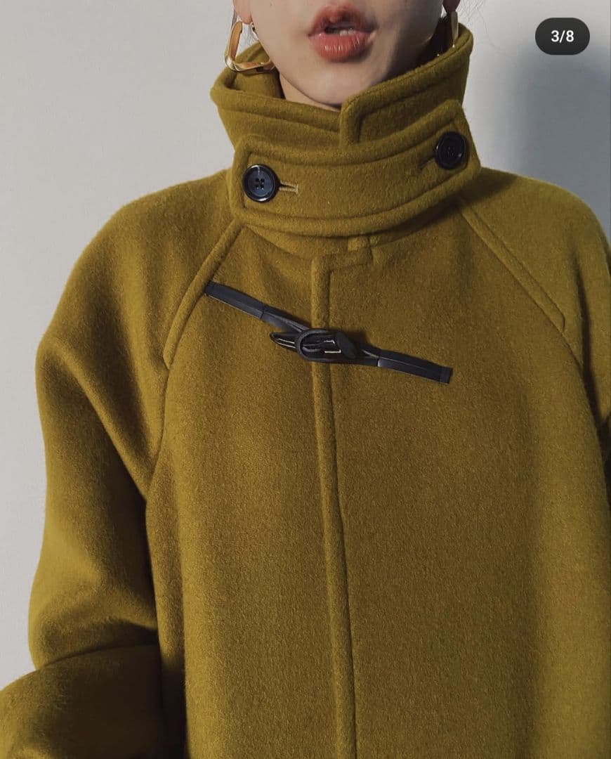 Ameri　2WAY COLLAR DUFFLE COAT