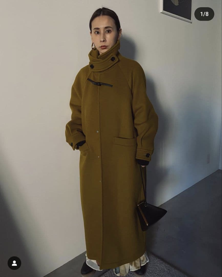 Ameri　2WAY COLLAR DUFFLE COAT