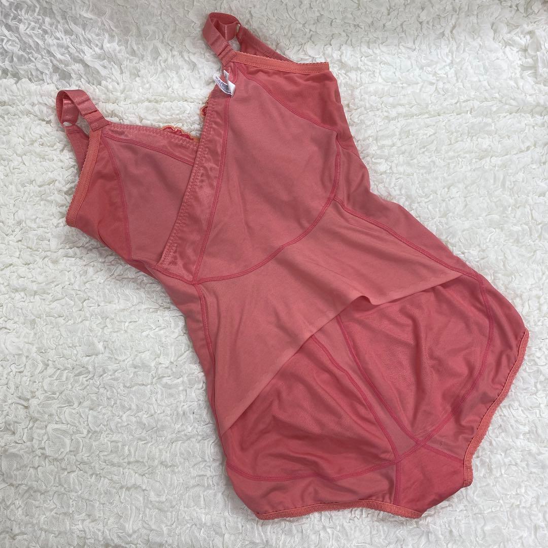 マルコ 補正下着 ボディスーツ E80 LL カーヴィシャス ピンク