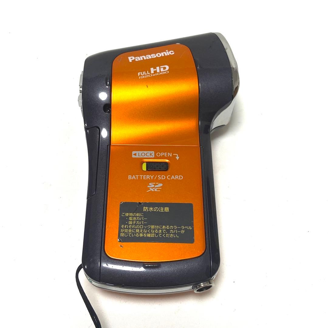 Panasonic HX-WA10 オレンジ ビデオカメラ 動作品