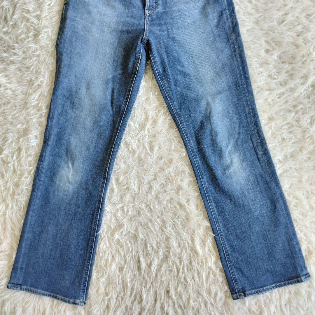 美品✨YANUK　ヤヌーク　ルイーズ　プレミアム2　27　ブルー　ストレッチ