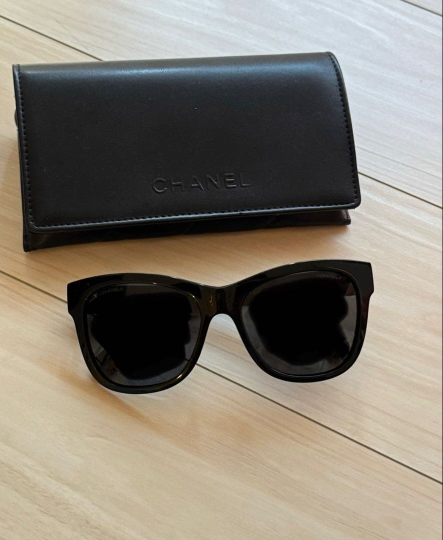 CHANEL シャネル　サングラス メガネ　ココマーク　ブラック