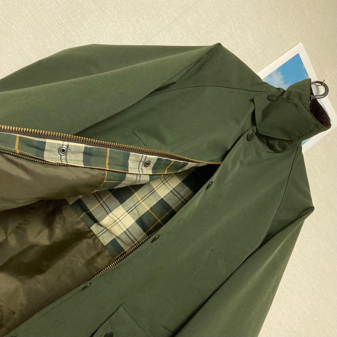 Barbour BEDALE 2レイヤー 40 ビームス別注 L カーキ