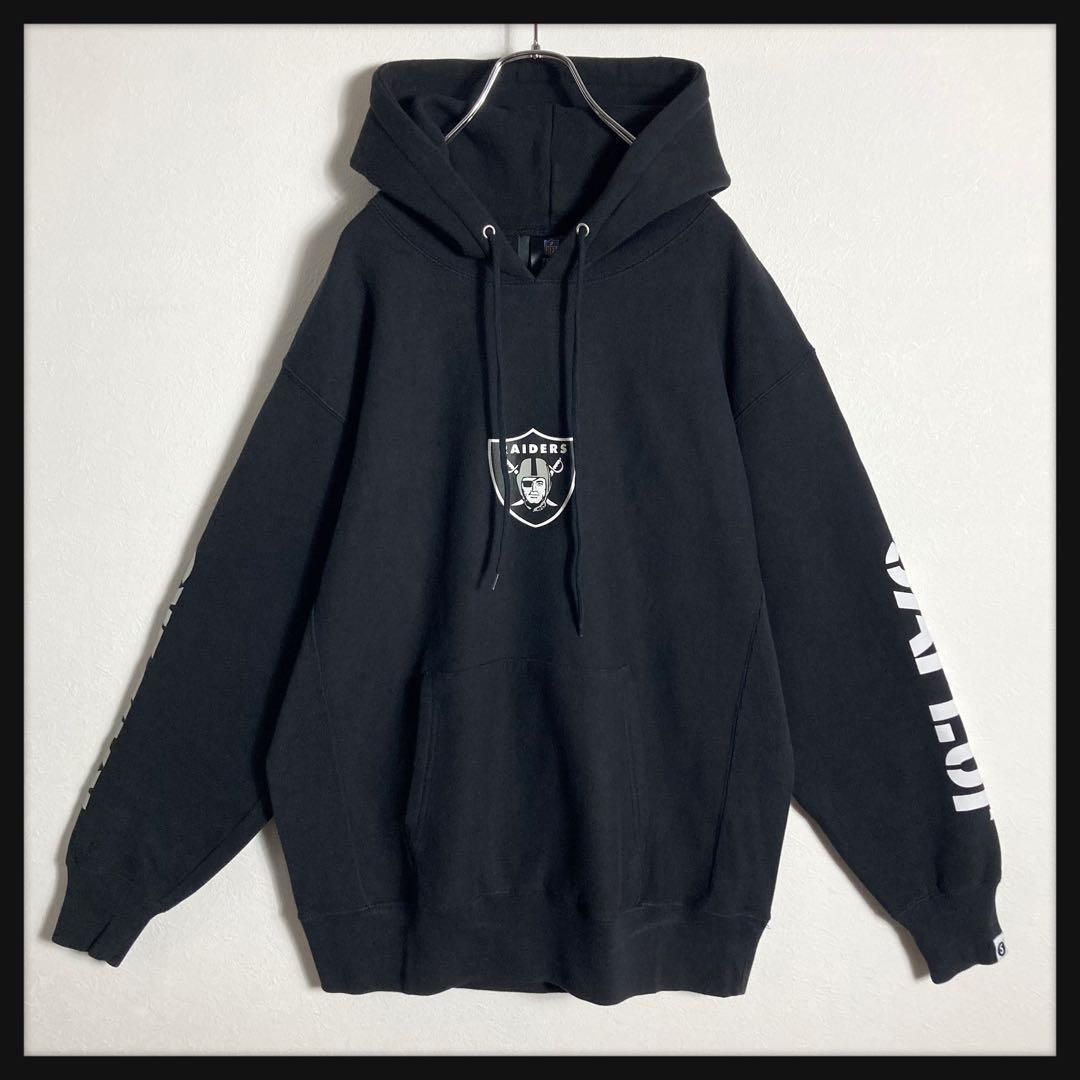 【限定コラボ】サプール レイダース RAIDERS パーカー ブラック L 美品