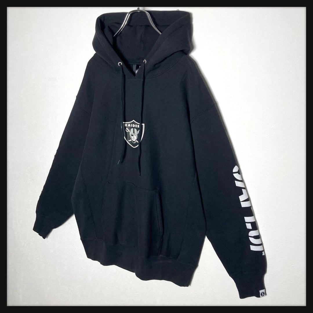 【限定コラボ】サプール レイダース RAIDERS パーカー ブラック L 美品
