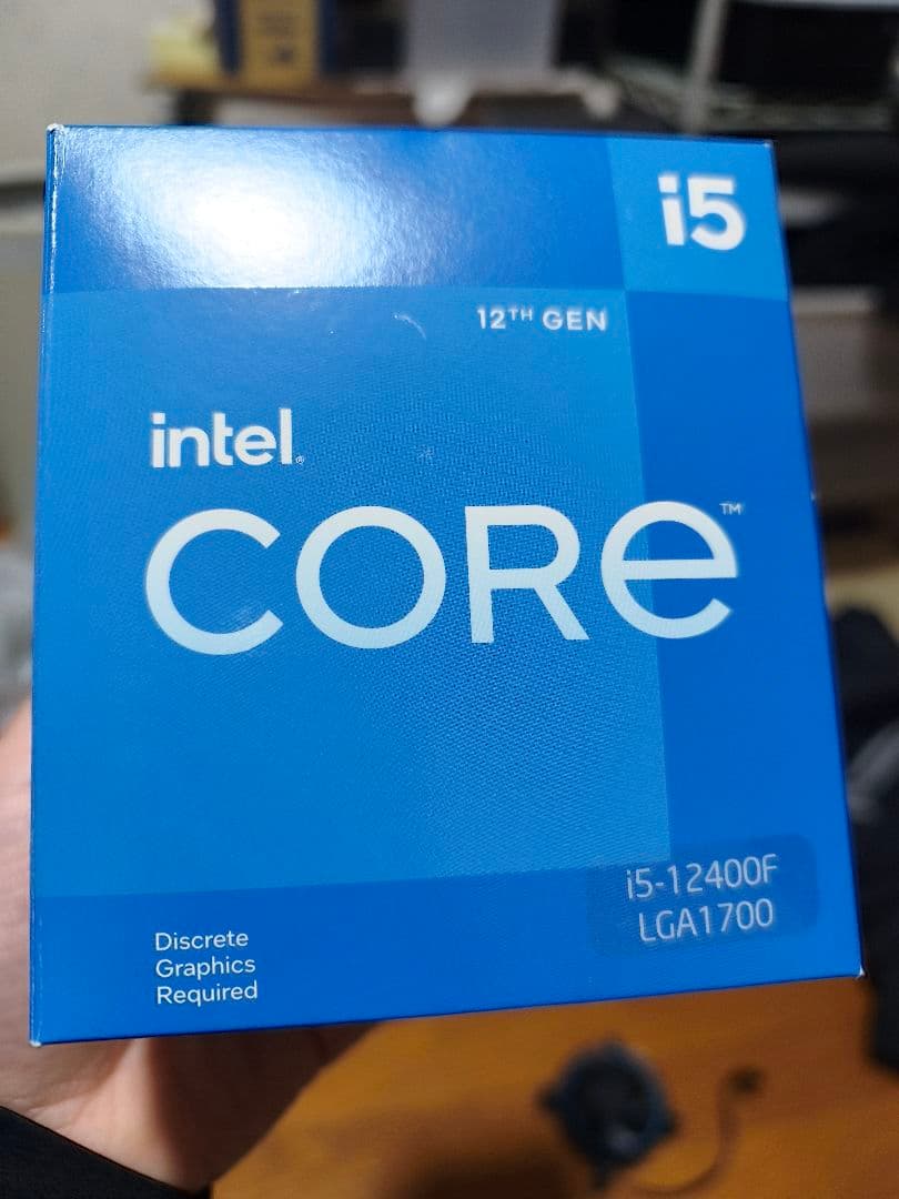 Intel Core i5-12400f + CPUクーラーセット