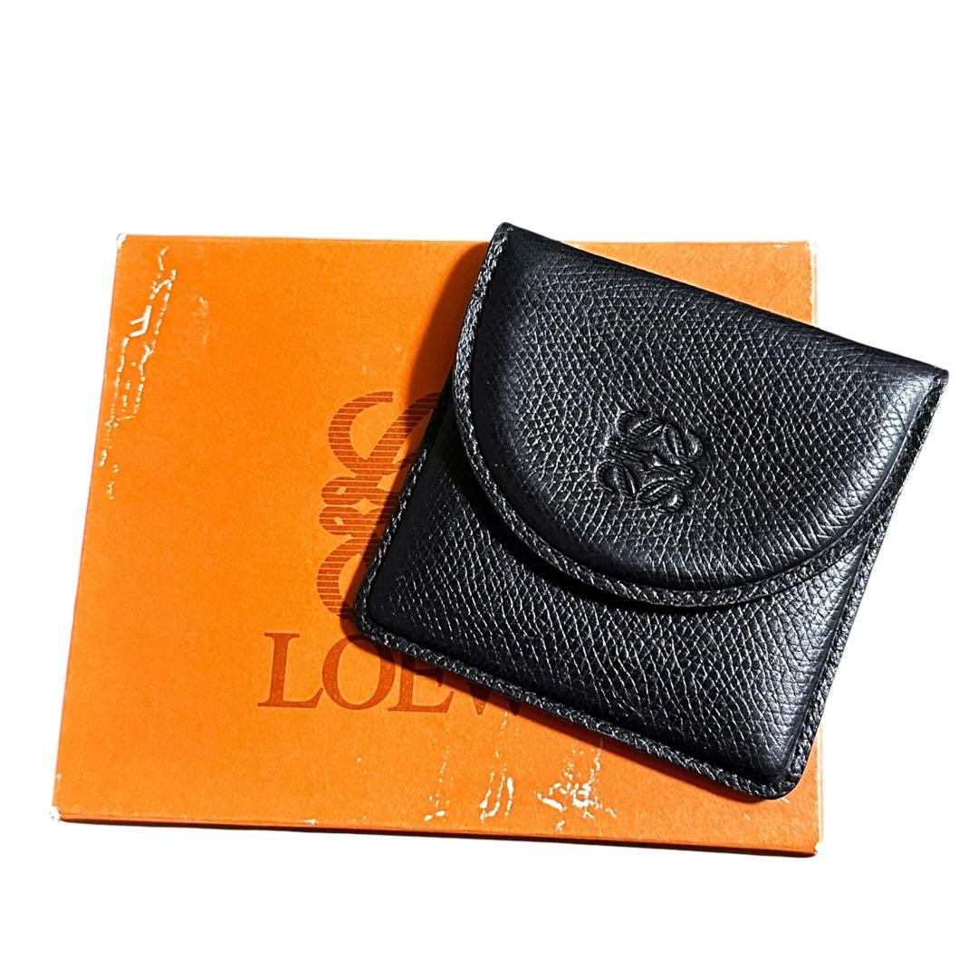 LOEWE ロエベ ブラック ケース アナグラム ロゴ 保存袋箱付き