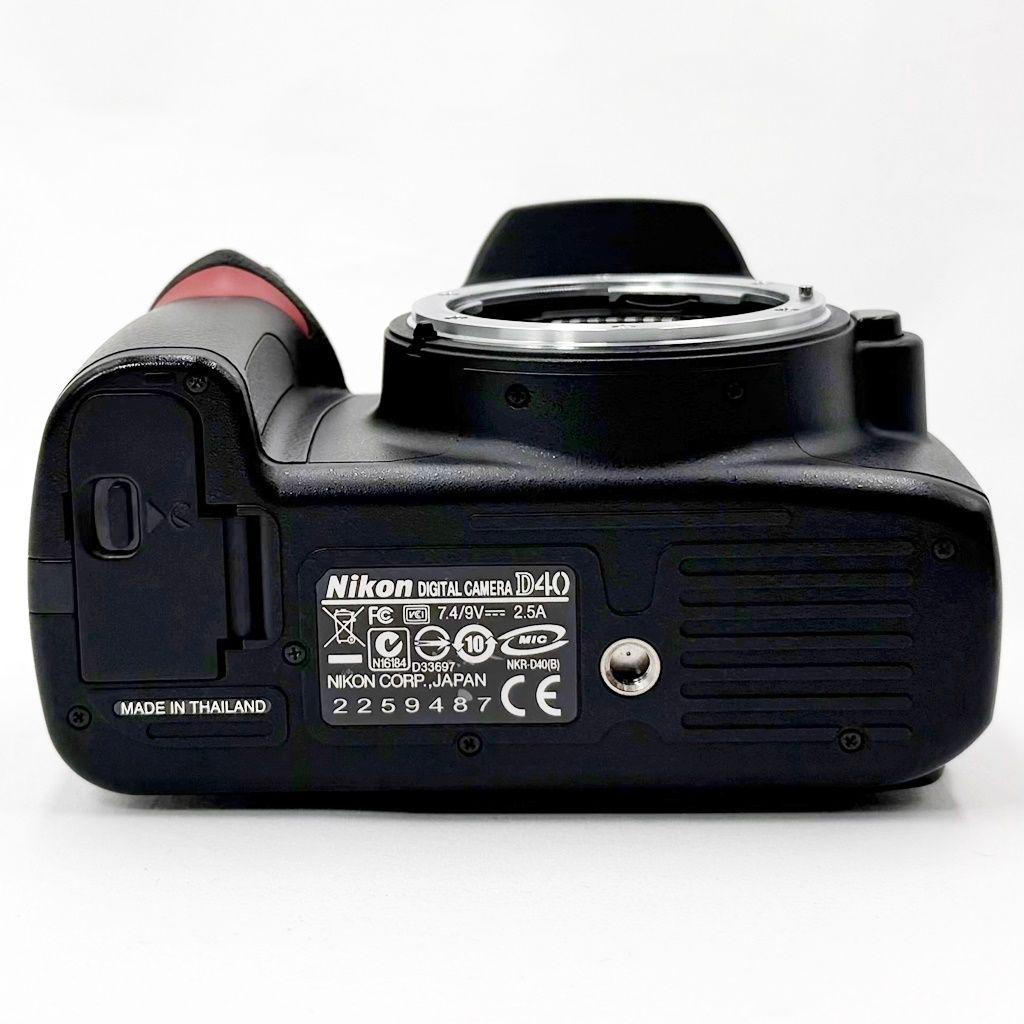 ニコン Nikon D40 55-200mm 望遠レンズセット 一眼レフ カメラ