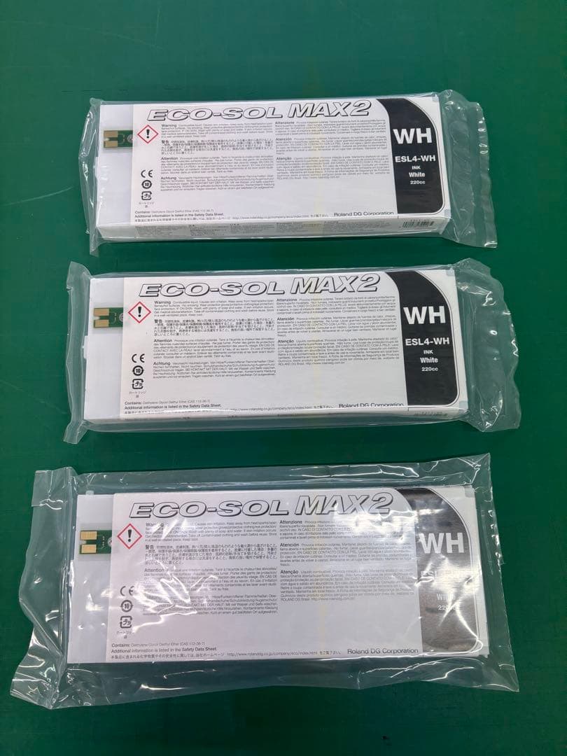 Roland ECO-SOL MAX2 WH インク220cc 3本セット