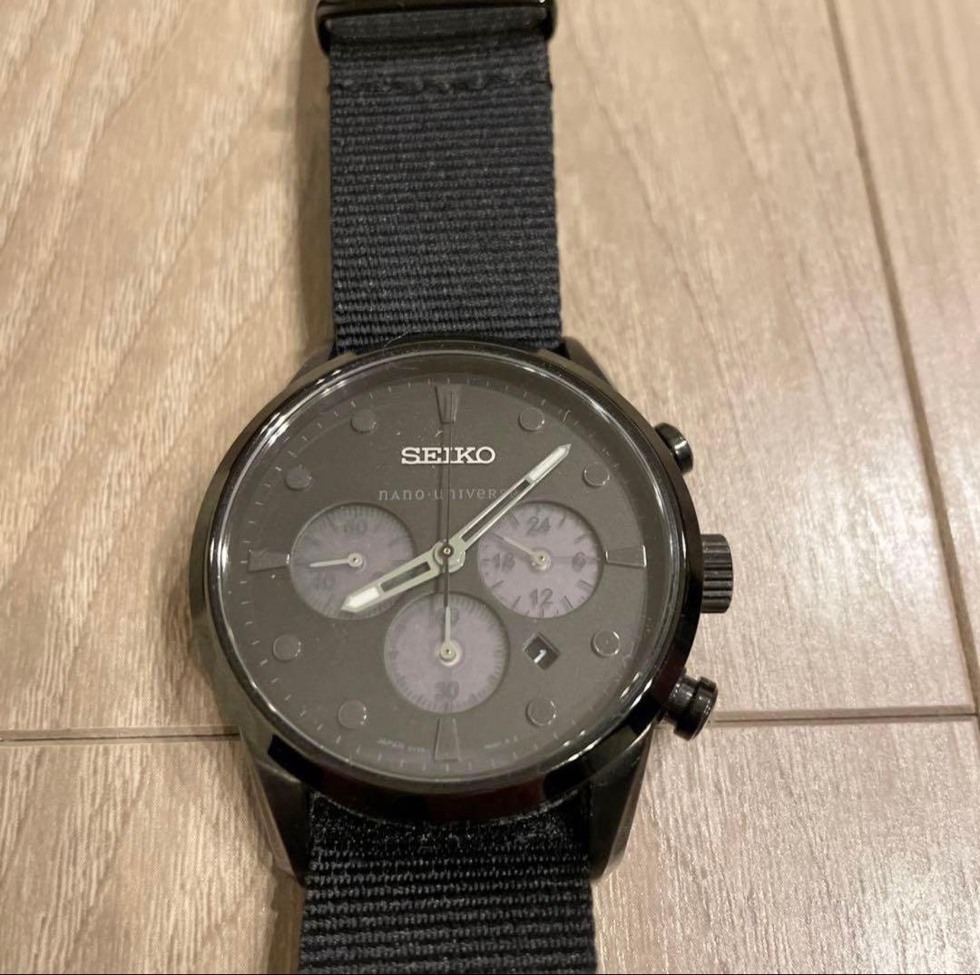 【SEIKO×nano-universe】限定コラボ　ソーラー時計　300本限定