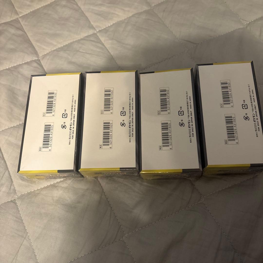 ポケモンカードゲーム MEGA ドリームEX 4boxシュリンク付き