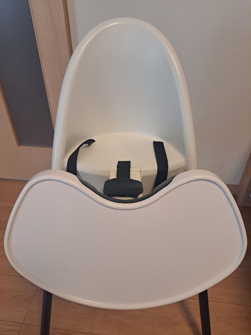 【mksi】安全ベルト付！BABYBJÖRN ハイチェア　ホワイト
