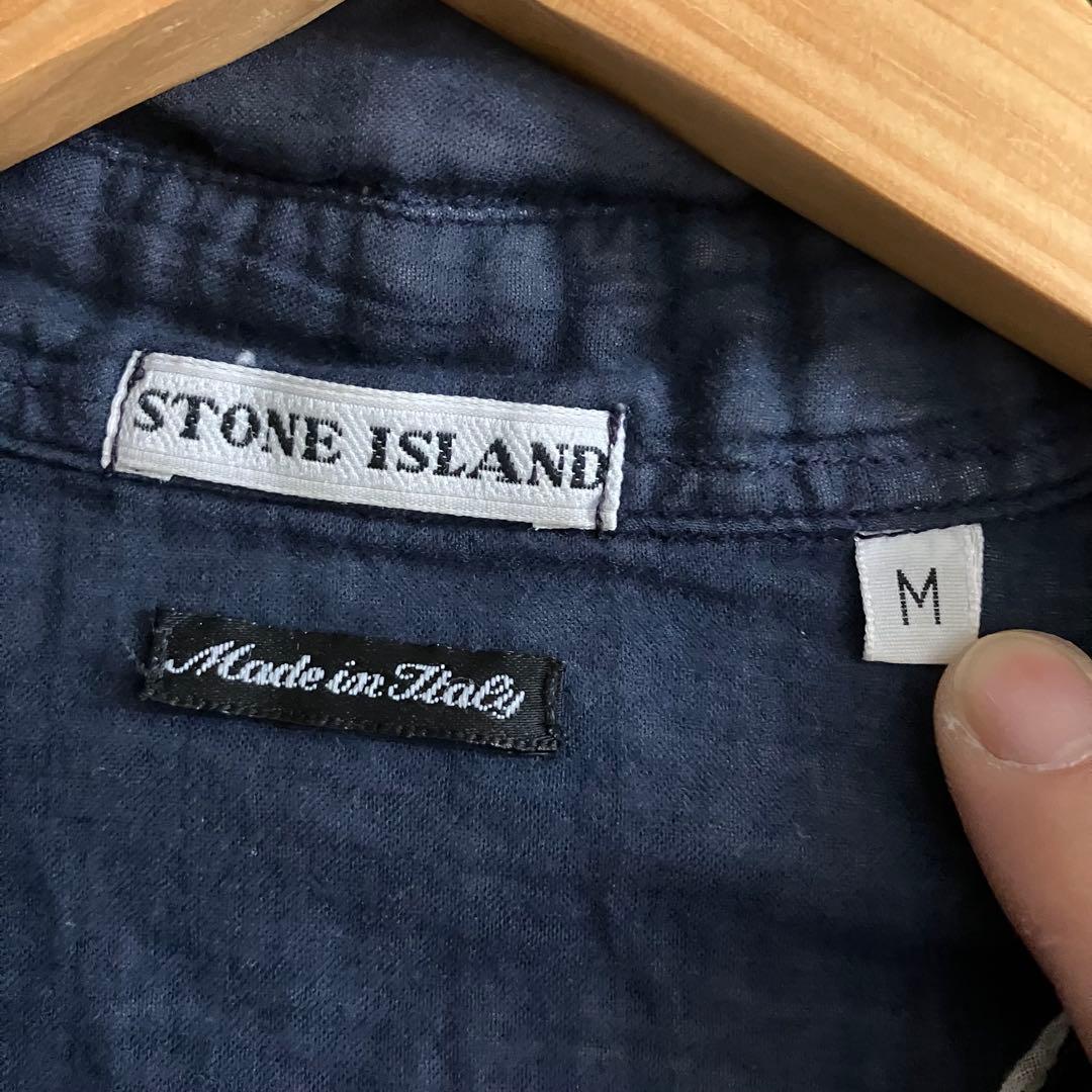 90年代　Stone  プルオーバーシャツ ガーゼシャツ