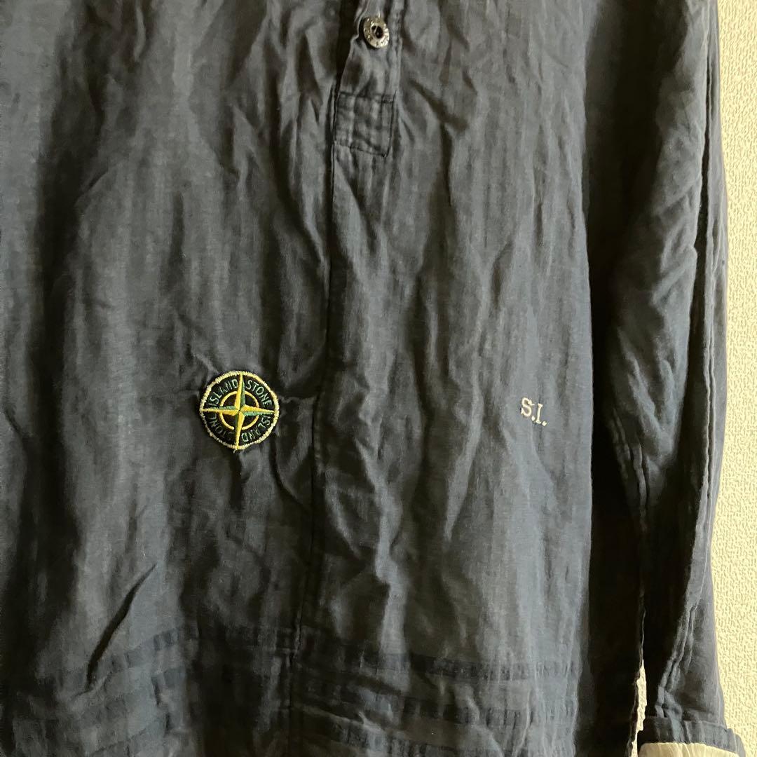 90年代　Stone  プルオーバーシャツ ガーゼシャツ