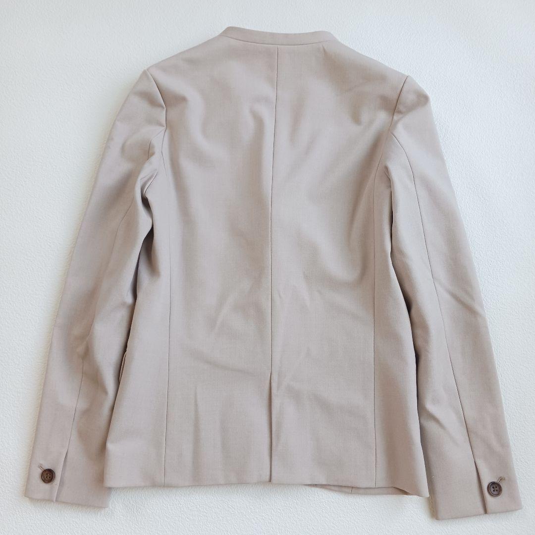 プラステ　ブラッシュドバックカラーレスジャケット＋スティックパンツ　XXS XS