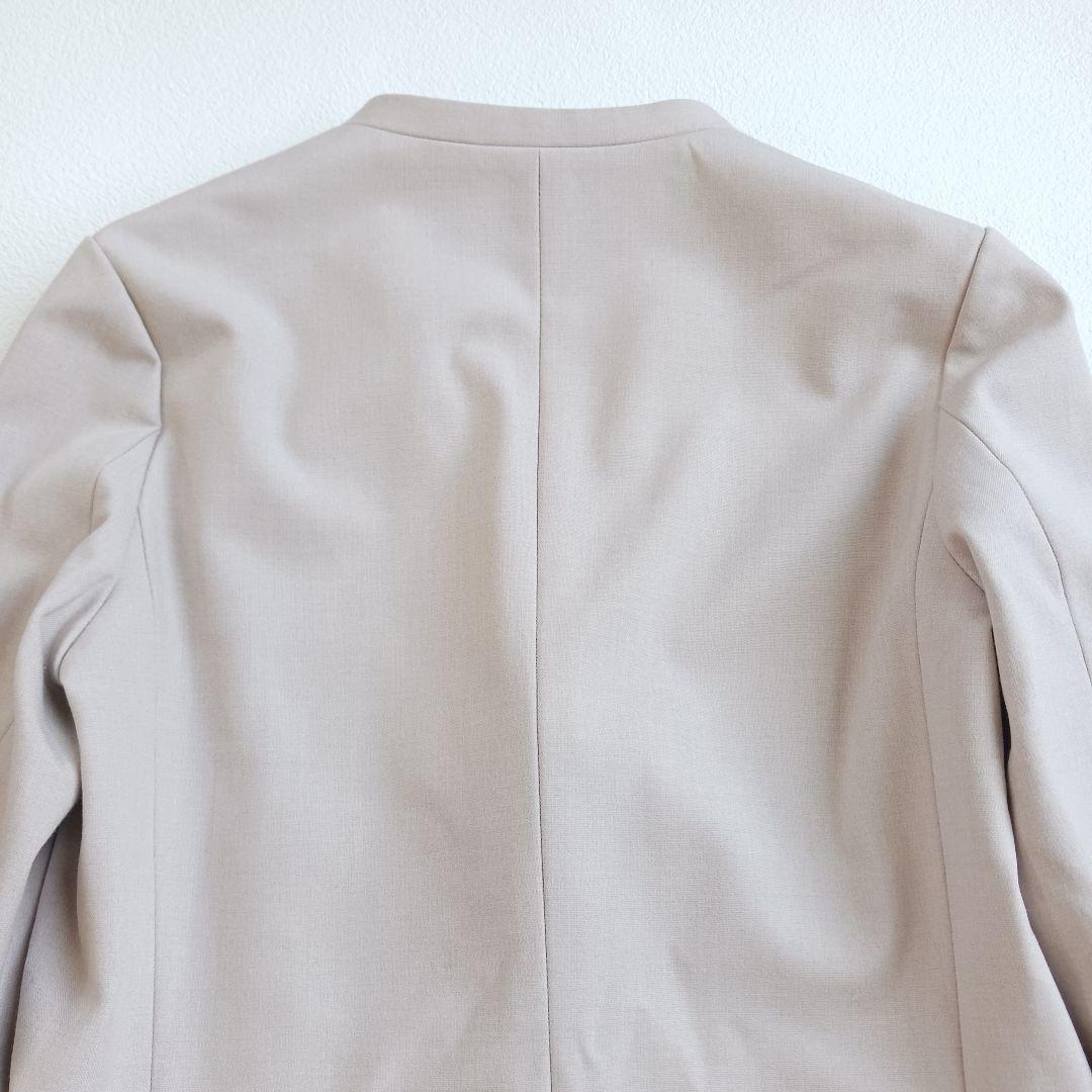 プラステ　ブラッシュドバックカラーレスジャケット＋スティックパンツ　XXS XS