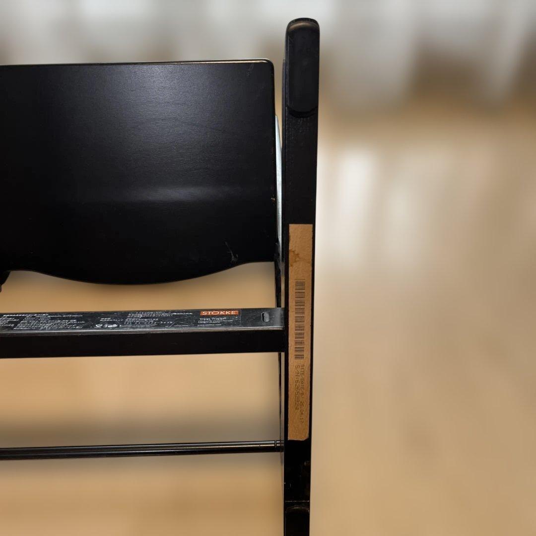 専用★ストッケ　トリップトラップ　チェア　ブラック　レンチ付き　取扱説明書